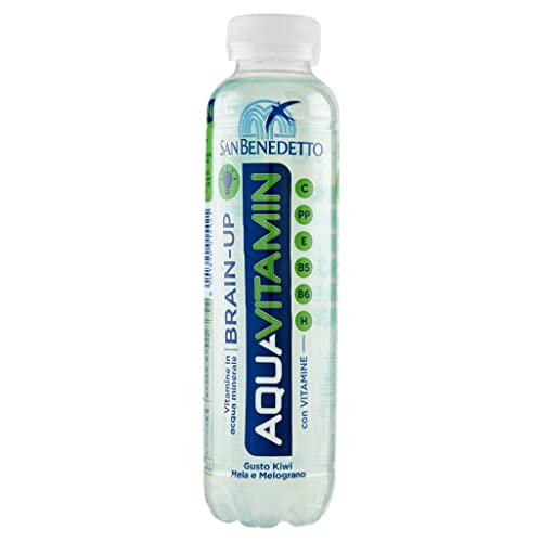 12x San Benedetto Aquavitamin Brain up wasser mit KIWI, APFEL UND GRANATAPFEL PET Flasche 40cl von Italian Gourmet E.R.