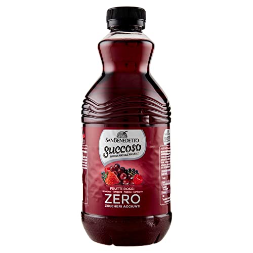 12x San Benedetto Succoso Rote Früchte zero PET ohne zucker 90cl Fruchtsaft saft von Italian Gourmet E.R.