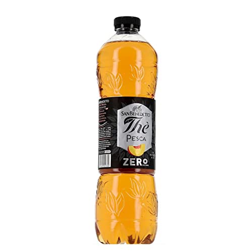 12x San benedetto Zero Eistee The' Pfirsich PET 1,5L ohne Zucker tea erfrischend von Italian Gourmet E.R.