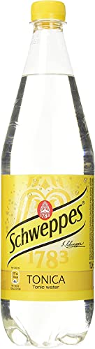 12x Schweppes tonica getönten Tonic Wasser PET 1 Lt erfrischend von Italian Gourmet E.R.