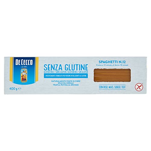 14x De Cecco Spaghetti senza Glutine No. 12 Glutenfrei pasta nudeln 400G + Italian Gourmet polpa 400g von Italian Gourmet E.R.