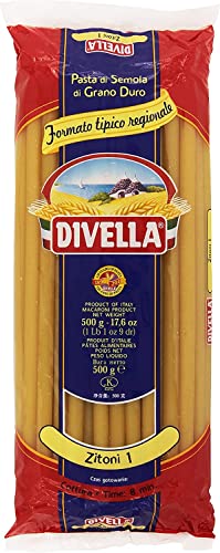 20x Divella Zitoni N. 1 Hartweizengrieß Pasta Italienische Nudeln 500g Packung + Italian Gourmet Polpa di Pomodoro 400g Dose von Italian Gourmet E.R.