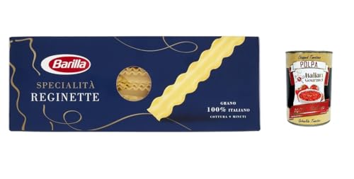 20x Pasta Specialità Reginette Napoletane, 100% italienisch Nudeln 500 g pack + Italian Gourmet polpa 400g von Italian Gourmet E.R.