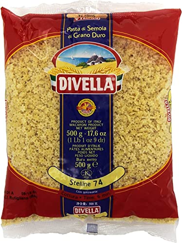 20x Pasta Divella 100% Italienisch N° 74 Stelline 500 g von Italian Gourmet E.R.