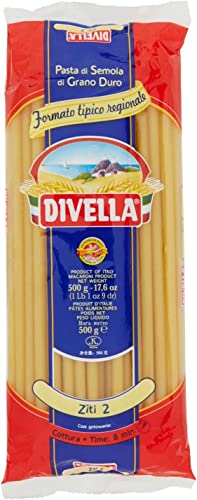 24x Divella Ziti N. 2 Hartweizengrieß Pasta Italienische Nudeln 500g Packung + Italian Gourmet Polpa di Pomodoro 400g Dose von Italian Gourmet E.R.