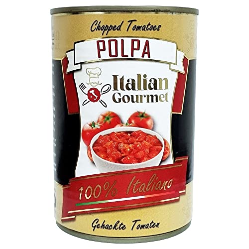 24x Italian Gourmet Polpa di pomodoro Fein gehacktes Tomatenmark 100% italienisch 400g von Italian Gourmet E.R.