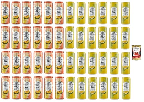 24x San benedetto Eistee Pfirsch The' Pesca Dose 330 ml + 24x San Benedetto Limone Zitrone tea the erfrischend 330 ml + Italian Gourmet Polpa 400g von Italian Gourmet E.R.