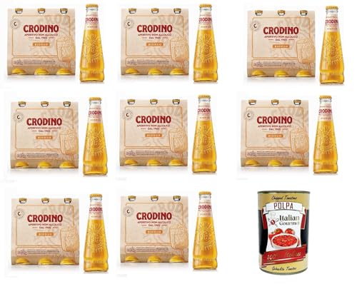 24x San pellegrino Crodino 175 ml Aperitif ohne Alkohol bitter aus italien + Italian Gourmet polpa 400g von Italian Gourmet E.R.