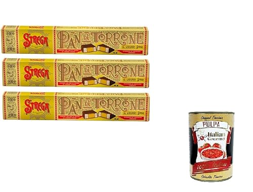 3x Alberti Strega PAN DI TORRONE STREGA NOUGAT BROT 150G+ italian Gourmet gourmet polpa 400g von Italian Gourmet E.R.