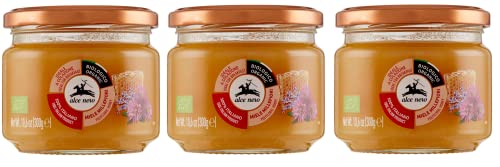 3x Alce Nero Miele Millefiori Biologico Bio-Wildblütenhonig 100 % italienischer Bio-Honig 300g von Italian Gourmet E.R.