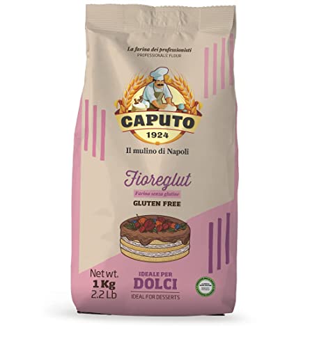 3x Antico Molino Caputo Mehl Farina senza glutine per dolci Fioreglut Glutenfrei Kuchenmehl 1Kg + Italian Gourmet polpa 400g von Italian Gourmet E.R.