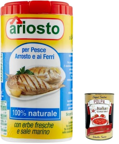 3x Ariosto Gewürz für gebratenen und gegrillten Fisch, 80g + italian Gourmet Polopa 400g von Italian Gourmet E.R.