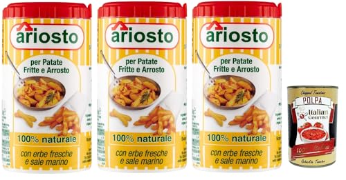 3x Ariosto Gewürz für kartoffeln Brat- und Bratkartoffeln, 80g + Italian Gourmet Polpa 400g von Italian Gourmet E.R.