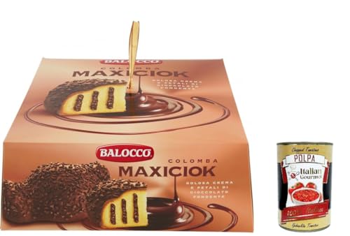 3x Balocco Colomba MaxiCiok - - Schokoladencreme 750 gr + Italian Gourmet polpa 400g von Italian Gourmet E.R.