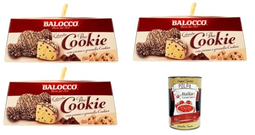 3x Balocco Colomba The Cookie 750 g+ Italian Gourmet polpa 400g von Italian Gourmet E.R.