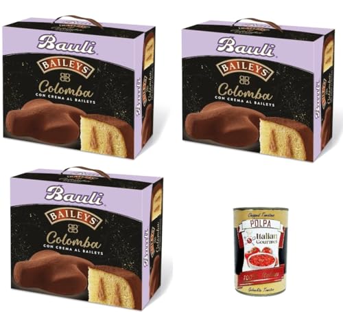 3x Bauli Colomba Pasquale Baileys die Ostern-Taube Baileys-Sahne 750 gr+ Italian Gourmet polpa 400g von Italian Gourmet E.R.