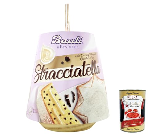 3x Bauli Pandoro Stracciatella mit sahne und Schokoladentropfen 750g + Italian gourmet polpa 400g von Italian Gourmet E.R.