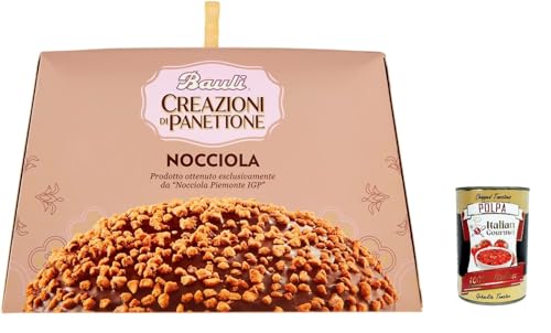 3x Bauli creazioni di panettone nocciola mit Piemont-Haselnusscreme IGP 750 g + Italian gourmet polpa 400g von Italian Gourmet E.R.