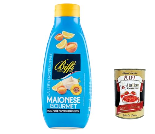 3x Biffi La Linea Professionale Maionese Gourmet mayo Mayonnaise 820g + italian Gourmet gourmet polpa 400g von Italian Gourmet E.R.