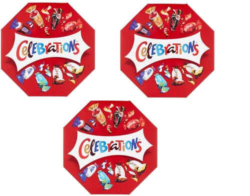 3x Celebrations Verschiedene Snacks aus Milchschokolade 196 g Mars, Bounty, Snickers, Twix, Maltesers und mehr+ Italian Gourmet polpa 400g von Italian Gourmet E.R.