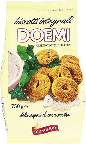 3x Doemi Biscotti Integrale Kekse Vollkorn 750 g biskuits kuchen von Italian Gourmet E.R.