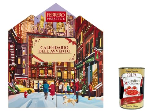 3x Ferrero Prestige - Adventskalender, 25 Spezialitäten, Ferrero Rocher, KÜSSCHEN CLASSICO, MON CHÉRI, Weihnachtsgeschenke, 250g + Italian Gourme polpa 400g von Italian Gourmet E.R.