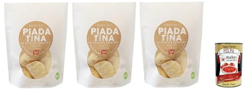 3x Figuli' KLASSISCHE BIO-PIADATINA 100g + Italian Gourmet polpa 400g von Italian Gourmet E.R.