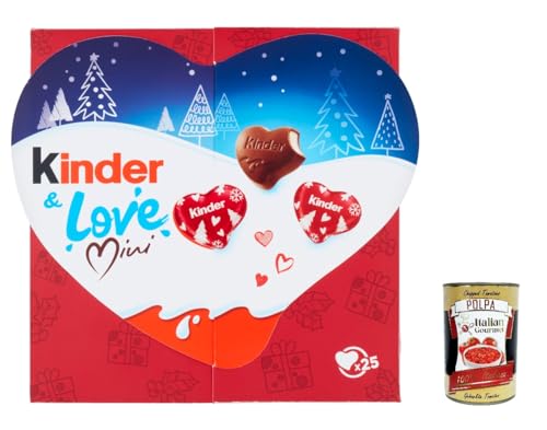 3x Kinder Love Mini 25 Stück 107 g + Italian Gourmet polpa 400g von Italian Gourmet E.R.