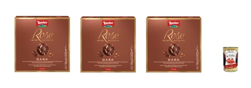 3x Loacker Rose of the Dolomites Dark dunkle Schokolade 100g + Italian Gourmet polpa 400g von Italian Gourmet E.R.