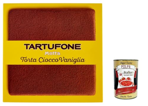 3x Motta Tartufone Torta Ciocco Vaniglia Creme Schokoladenkuchen Schokoladendessert 450 G von Italian Gourmet E.R.