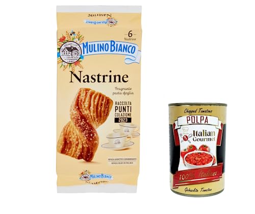 3x Mulino Bianco Nastrine Blätterteig Kuchen 240g + Italian Gourmet polpa 400g von Italian Gourmet E.R.