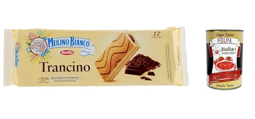 3x Mulino Bianco Trancino Kuchen Frühstückssnack breakfast snack , 396 g + Italian gourmet polpa 400g von Italian Gourmet E.R.