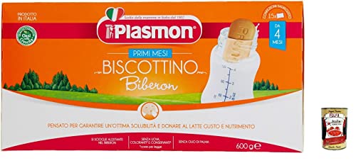 3x Plasmon Primi Mesi Il Biscottino Biberon Dal 4 Mese, 600 g + Italian Gourmet polpa 400g von Italian Gourmet E.R.