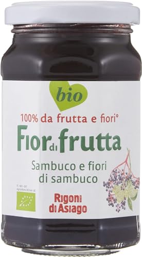 3x Rigoni di Asiago Fiordifrutta - sambuco e fiori di sambuco Holunder und Holunderblüten 250 gr+ Italian Gourmet Polpa di Pomodoro 400 g Tin von Italian Gourmet E.R.