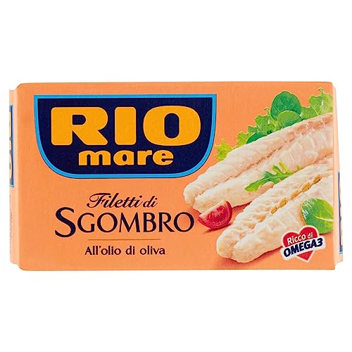 3x Rio Mare Makrelenfilets in Olivenöl, reich an Omega 3, 125 g + Italian Gourmet polpa 400g von Italian Gourmet E.R.