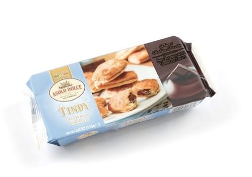 4x Asolo Dolce TIndy Ripieni alla crema di cioccolato Schokoladencremefüllungen 110gr+ Italian Gourmet polpa 400g von Italian Gourmet E.R.