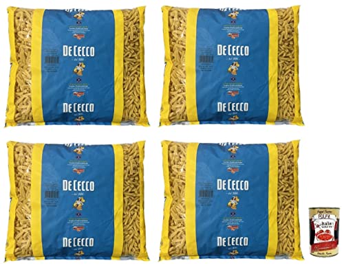 4x De Cecco Casareccia Pasta di Semola di Grano Duro Nudeln aus Hartweizengrieß 3Kg Packung + Italian Gourmet Polpa di Pomodoro 400g Dose von Italian Gourmet E.R.