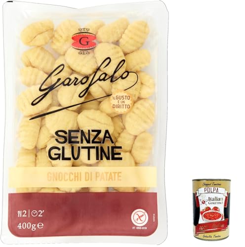 5x Gnocchi di patate 400 g Senza Glutine Glutin free, glutenfrei Pasta Noodles + Italian Gourmet Polpa 400 g von Italian Gourmet E.R.