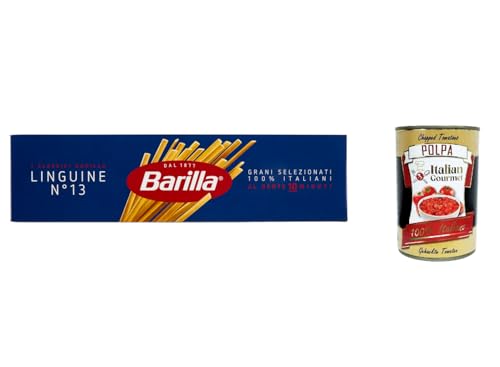 5x Pasta Barilla Linguine Nr. 13 italienisch Nudeln 500 g pack + Italian Gourmet polpa 400g von Italian Gourmet E.R.