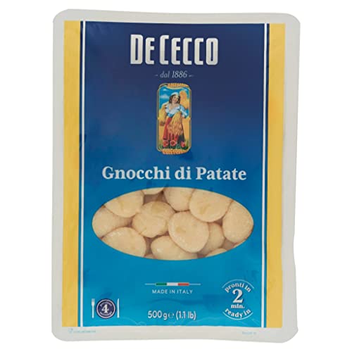 5x Pasta De Cecco 100% Italienisch Gnocchi di patate Nudeln 500g + Italian Gourmet 400g von Italian Gourmet E.R.