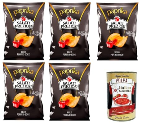 5x Salati Preziosi Chips mit Paprika 170gr + Italian Gourmet polpa 400g von Italian Gourmet E.R.