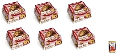 6x Balocco Zuppa Inglese Biskuitkuchen und Vanillesoße 650gr+ Italian Gourmet polpa 400g von Italian Gourmet E.R.