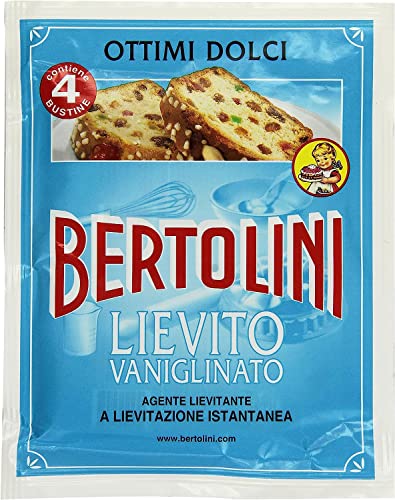 6x Bertolini lievito vanigliato 64g Sauerteig Vanille hefe italien (4 Beutel 16g) + Italian Gourmet polpa 400g von Italian Gourmet E.R.