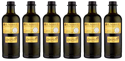 6x Carapelli Il Nobile Olio Extra Vergine di Oliva Natives Olivenöl Extra 750ml von Italian Gourmet E.R.