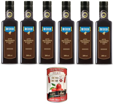 6x De Cecco Balsamico-Essig aus Modena I.G.P. 250ml + Italian Gourmet polpa 400g von Italian Gourmet E.R.