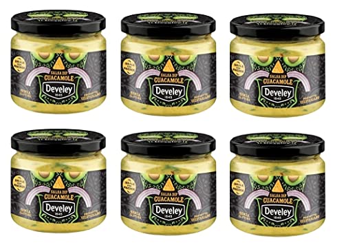 6x Develey Salsa Dip Guacamole Guacamole-Sauce Glutenfrei Vegetarisches Produkt ideal zu Nachos 270g von Italian Gourmet E.R.