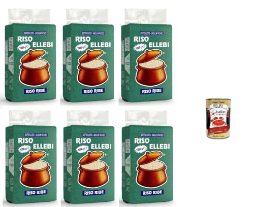 6x ElleBi' Riso Ribe Ribe-Reis 1kg + Italian Gourmet polpa 400g von Italian Gourmet E.R.