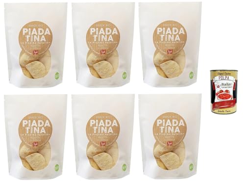 6x Figuli' KLASSISCHE BIO-PIADATINA 100g + Italian Gourmet polpa 400g von Italian Gourmet E.R.