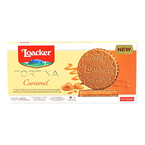 6x Loacker Caramel Milchschokolade mit Karamellcreme 63g (3x21g) + Italian Gourmet polpa 400g von Italian Gourmet E.R.