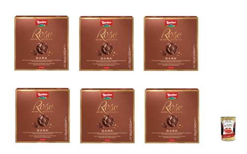 6x Loacker Rose of the Dolomites Dark dunkle Schokolade 100g + Italian Gourmet polpa 400g von Italian Gourmet E.R.